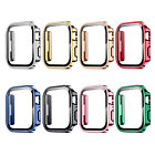 2 Pack Hard Case For Apple Watch Series 10 9 8 7 Se 6 5 4 Glass Screen Protector