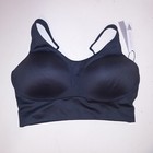 Victoria Secret Sports Bra Solid Gray Lightly Lined Allegro On Point Adjustable