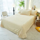 Bedding Set 4 Pcs Carved 3d Flower Velvet Duvet Cover Bed Cover 2 Pillowcases
