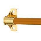 4 Pcs Outside Mount Curtain Rod Bracket 3 8  Brass Bracket Set For 3 8  Rodding