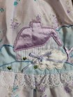 Vintage Mayfair Girls 2t Party Floral Dress Purple House Sheep Tie Back Clean 