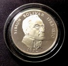 1972 Republic Of Panama 20 Balboas Sterling Silver Proof  Box   Letter  no Coa 
