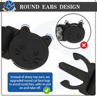Leather Personalized Breakaway Cat Collar With Studded Bell And Safety Quick    