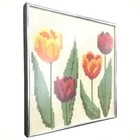 Beautiful Tulip Needlepoint Framed