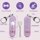 Personal Safety Alarm - Waterproof Rechargeable Security Alarm - 140db Extra