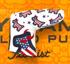 New Scotty Cameron Usa Dancing Junk Yard Dog Blade Standard Putter Headcover New
