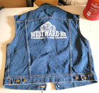 Obsolete Westward Ho Casino Hotel Las Vegas Blue Denim Vest Size Large