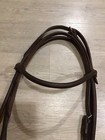New Triumph F s Rolled Leather English Bridle   Reins