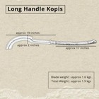 Custom Handmade Carbon Steel Blade Tactical Khopesh Sword  Hunting Sword Camping