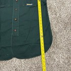 Vtg 50s 60 s Boy Scout Shirt No Collar No Patches  Explorer Bsa Forest Green M