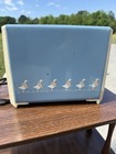 Proctor-silex 1607 Vintage 2-slice Toaster Blue Geese 