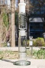 15in Heavy Freezable Glycerin Glass Bong Water Pipes Tobacco Smoking W 14mm Bowl