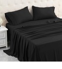 Hotel Collection 4 Piece Sheet Set  Queen Size  Soft Microfiber Bedding 