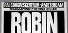 Robin Trower   Thin Lizzy     Mega Rare Orig Amsterdam 1976 Concert Poster  huge 