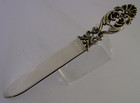 Heavy 56g Italian 800 Silver Leter Envelope Opener C1950 Italy