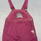 Vintage Kids Headquarters Disney Princess Overalls Youth 4 5 Embroidered