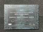 Game Of Thrones  The Great Houses Arya Stark Samwell Tarly Dual Relic Dc7 C