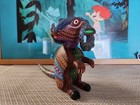 Chivo  Alebrije Hand Painted Oaxacan Wood Carving Folk Art Oaxaca Mexico