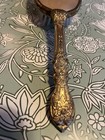 Vintage Victorian Style Gold Tone Vanity Hair Brush Roses 9 75 