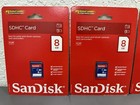 Lot Of 3 Sandisk Sdhc 8gb Memory Card - Class 4 - Camcorder Camera Nos New