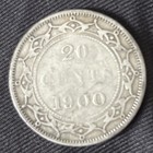 1900 Newfoundland Canada 20 Cents 0 9250 Silver Asw 0 1402 Oz