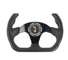 Universal 325mm Black D-shape Steering Wheel For Rzr Utv Atv No Hub Adapter