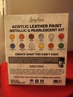 Angelus Acrylic Leather Paint Kit Metallic   Pearlescent 12 Pack Set