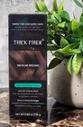 2pk  Thick Fiber Hair Building Fibers  Medium Brown  25g