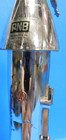   Vintage Berzac Astro Rocket Mechanical Pnb Bank Works Great Sc  