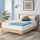 Serta 3  Cool Nights Gel Memory Foam Mattress Topper  King