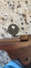 Antique  Locking Wall Mounted Mailbox Door W  Glass Window  Key  Late 1800s  