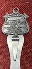 1930s Uss Akron Goodyear Zeppelin Duralumin Vintage Advertising Bookmark