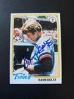 Dave Goltz Signed 1978 Topps  249 Card Minnesota Twins Autograph Coa