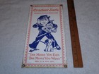 Vintage Cracker Jack Candy Sailor   Dog        12  Porcelain Metal Confection Sign