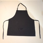 Black Bib Apron 3 Pockets Custom Made Kitchen Work Shop Grill 25x24 5 Unisex