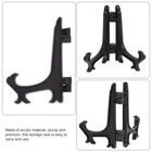  6 Pcs Acrylic Display Stand Easel Plate Holders For Displaying Support