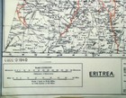British Ww2 Mulberry Leaf Tissue Map  Eritrea