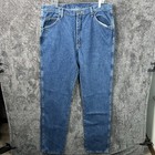 Wrangler Five Star Regular Relaxed Fit Jeans Men   s 38x38 Nwt New