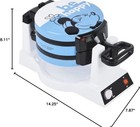 Disney Mickey   Minnie Double Flip Waffle Maker By Select Brands - Rotating    