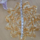 Vintage Colored Doilie Doily Doiley Lot Of 20 Various Sizes Colors