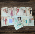 Vintage 60s   70s Sewing Pattern Lot Of 27 Uncut Cut Children Woman Various Size