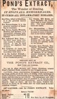 Ponds Extract Victorian Trade Card Baby In Boat Medicine New York London
