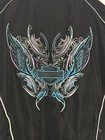 Women   s Harley Davidson Riding Gear Jacket Size 3w Pastel Wings Mesh Adjustable