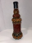 Oil Vinegar Infused Green   Red   Yellow Peppers Decor Glass Bottle 18x7 Flowers
