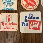 Vintage Lot 16 Mixed Beer Coasters unused Stored Condition