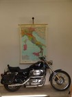 Italy Politically Modern Regions Provinces  1970 School Wall Map 99x133cm
