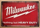 Rusty Heavy Duty Tool Tin Sign  chevy Charger Ford Cuda Chainsaw Honda  8013