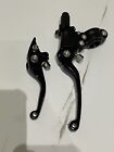 Asv F3 Unbreakabl      e Adjustable Shorty Black Brake   Clutch Perch   Levers - New
