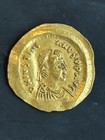 Ancient Roman Gold Tremissis Anastasius I Ad 491-518 Constantinople Coin