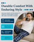 Mens Flannel Pajama Pants Soft Sleep Lounge Pockets Adjustable Drawstring